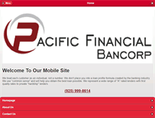 Tablet Screenshot of pfbanc.com